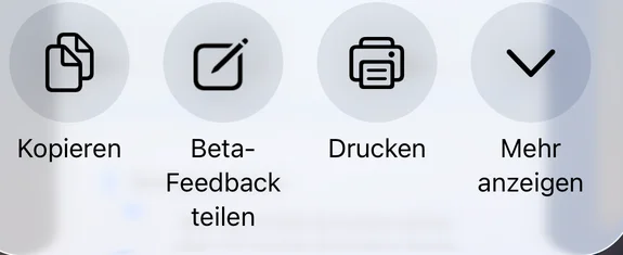 Beta-Feedback teilen